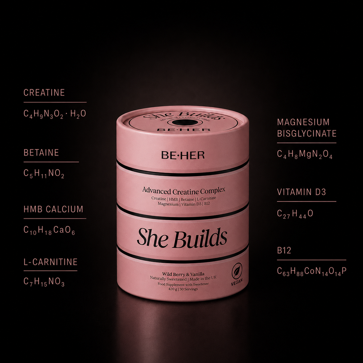 She Builds | Advanced Creatine Complex for Women