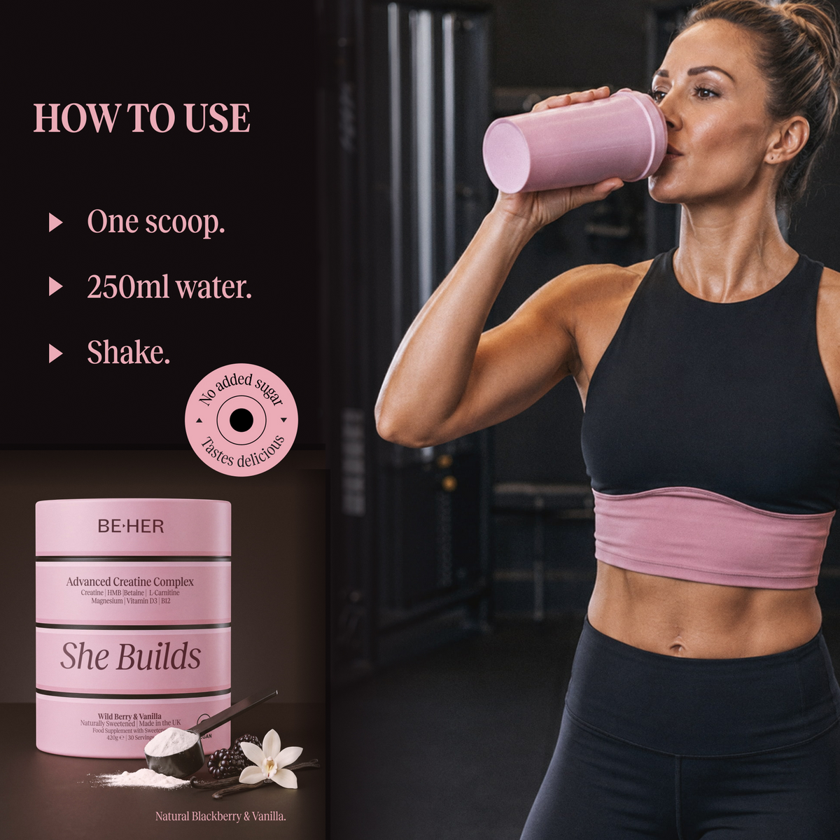 She Builds | Advanced Creatine Complex for Women