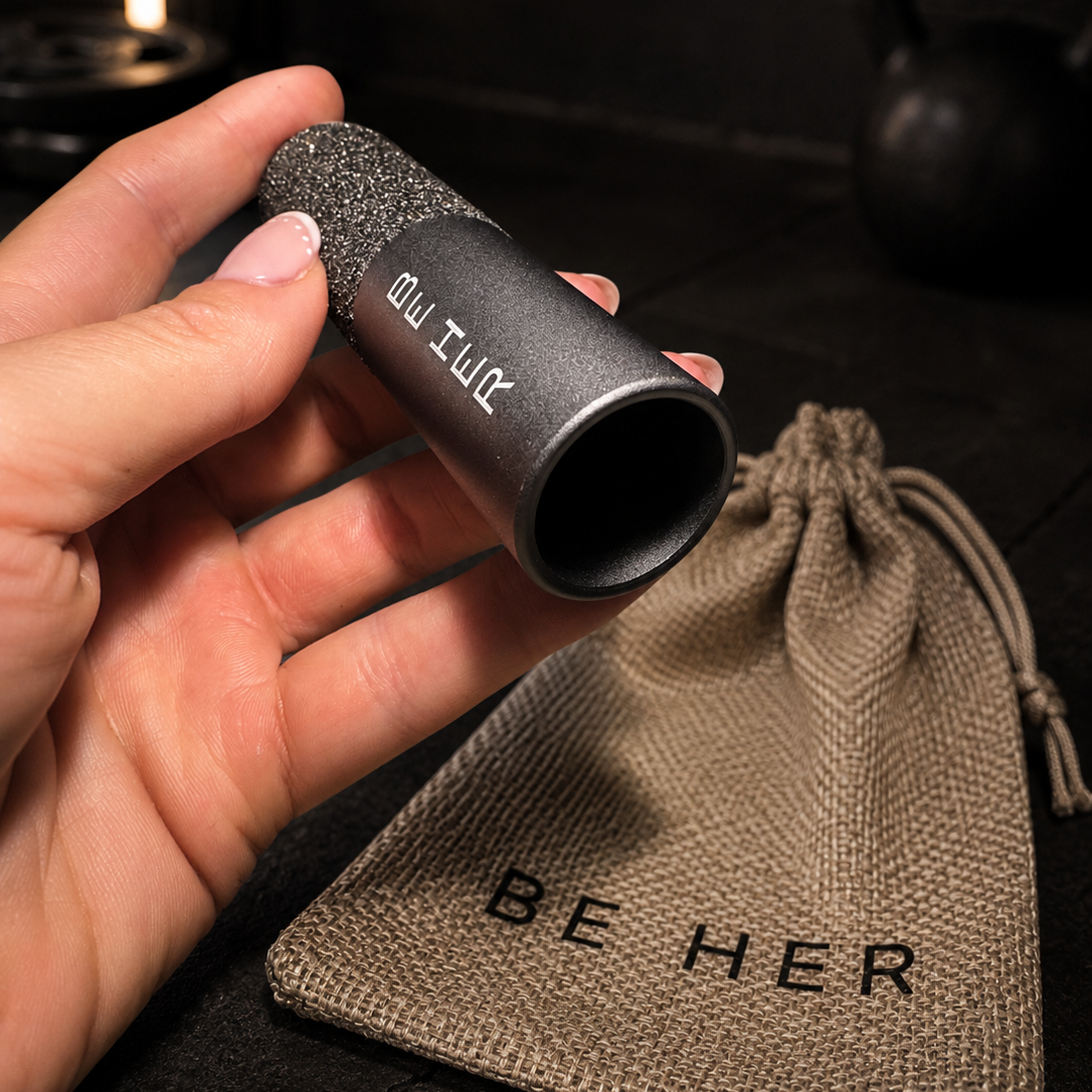 She Holds Precision Callus File for Women Who Train - Charcoal Grey